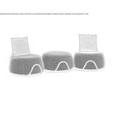 Modular fabric garden sofa Zarraton