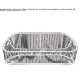 Steel and PVC sofa Saumur