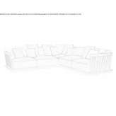 Sectional fabric garden sofa with removable cover Buckner