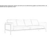 Fabric sofa Marchena