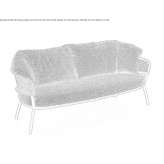 Dwuosobowa sofa ogrodowa Claville