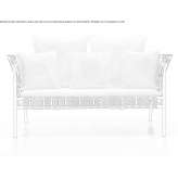 Sofa ogrodowa z aluminium malowanego proszkowo Proceno
