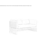 2-seater sofa Chamaca