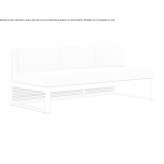 Modular garden sofa Talca