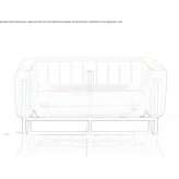Inflatable sofa made of thermoplastic polyurethane Gradoli