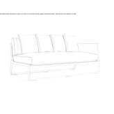 Modular sofa Pamece
