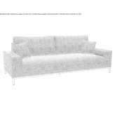 3-osobowa sofa ogrodowa z tkaniny Teutonia
