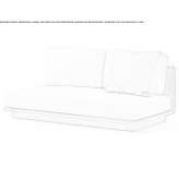 Two-seater garden sofa Komarom