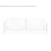 3-osobowa sofa ogrodowa z tkaniny ze zdejmowanym pokrowcem Malinska