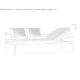 Garden sofa/lounger Doesburg