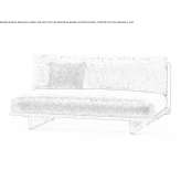 Modułowa sofa ogrodowa z tkaniny Rydal