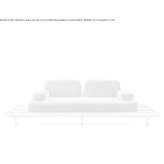 Sectional garden sofa made of fabric Catamayo