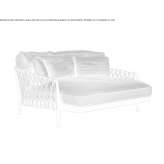 Tkaninowa sofa ogrodowa Oakboro