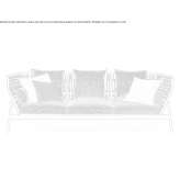 3-osobowa poliestrowa sofa ogrodowa Pavie
