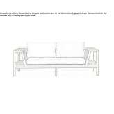 Two-seater garden sofa Natters