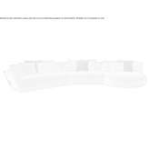 Segmentowa sofa ogrodowa z tkaniny Coloma