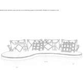 Modułowa sofa ogrodowa Herzlake