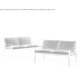 Dwuosobowa sofa ogrodowa Boticas