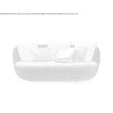 2-osobowa sofa poliestrowa Rees