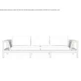 3-osobowa sofa ogrodowa Natters