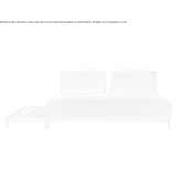 Sectional garden sofa made of fabric Plesoiu