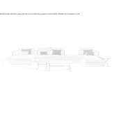 Tkaninowa sofa ogrodowa z szezlongiem Blaricum