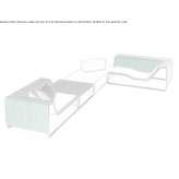 Segmentowa modułowa sofa ogrodowa Sasciori