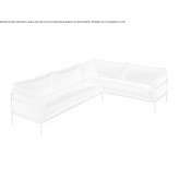 Modułowa sofa poliestrowa Provin