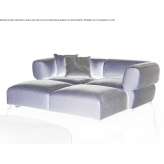 Sectional fabric sofa Levoca