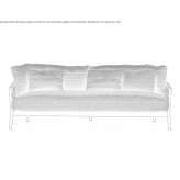 3-osobowa sofa ogrodowa z tkaniny Oakboro