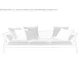 3-osobowa sofa ogrodowa Batyline® Pavie