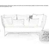 3-seater garden sofa made of polyethylene Terrace