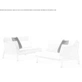 Tapicerowana modułowa sofa ogrodowa Bronzolo