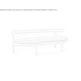 Dwuosobowa sofa ogrodowa Norcia