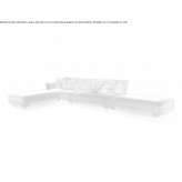 Fabric garden sofa with removable cover Maglod