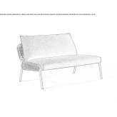 Dwuosobowa sofa ogrodowa Sierning