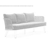 3-osobowa sofa ogrodowa z włókna syntetycznego Ponca