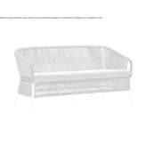 Two-seater garden sofa made of synthetic fiber Izvin