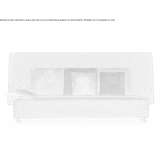Two-seater fabric garden sofa Konitsa