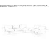 Modular garden sofa Bolzano