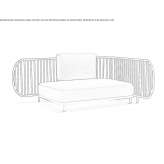 Narożnik aluminiowy i sofa ogrodowa Sunbrella® Attard