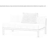 Modułowa sofa ogrodowa z tkaniny Ahoskie