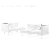 Modułowa sofa ogrodowa z tkaniny Cessy