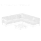Narożna rozkładana sofa ogrodowa z tkaniny Orvin