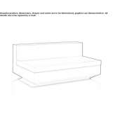 Modułowa sofa ogrodowa z polietylenu Zhaludok