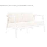 Two-seater teak garden sofa Someru