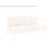 Dwuosobowa sofa ogrodowa z tkaniny Radovis