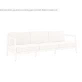3-osobowa sofa ogrodowa z tkaniny Radovis