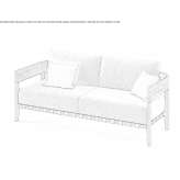 Two-seater garden sofa Dumenza