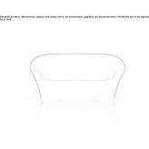 3-seater polyethylene garden sofa with light Guitiriz